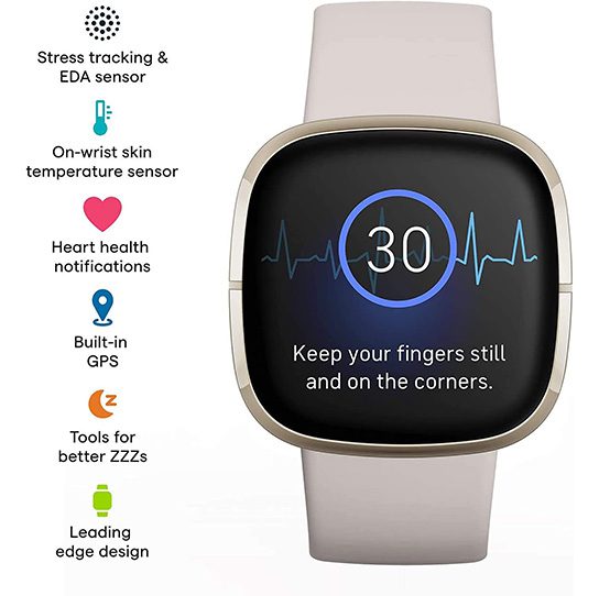 Fitbit Sense Health and Fitness Front